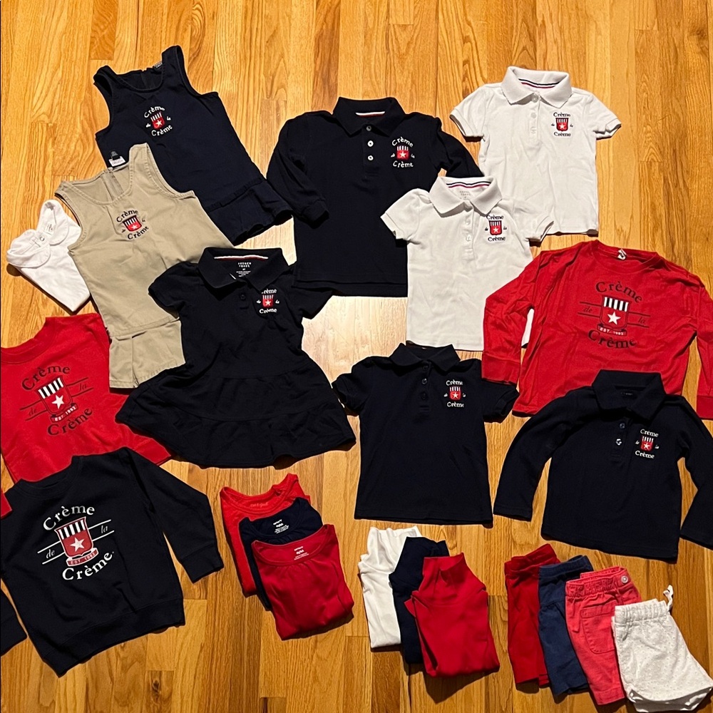 Creme de la Creme Uniforms Mega Bundle - Girls 4T